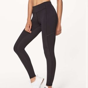 Lululemon Athletica Speed Up Tight Full On Luxtreme 28” Black Workout Leggings 2